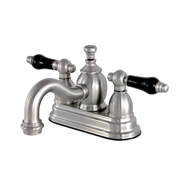 KS7108PKL 4" Centerset Bathroom Faucet, Brushed Nickel